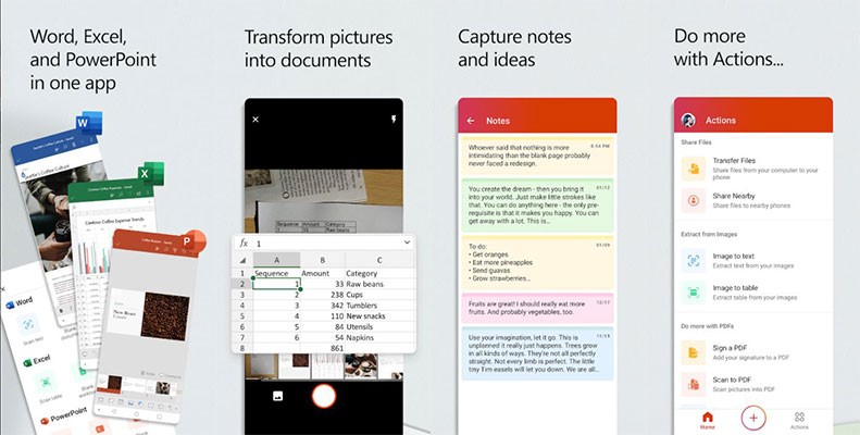 5- اپلیکیشن جامع Microsoft Office